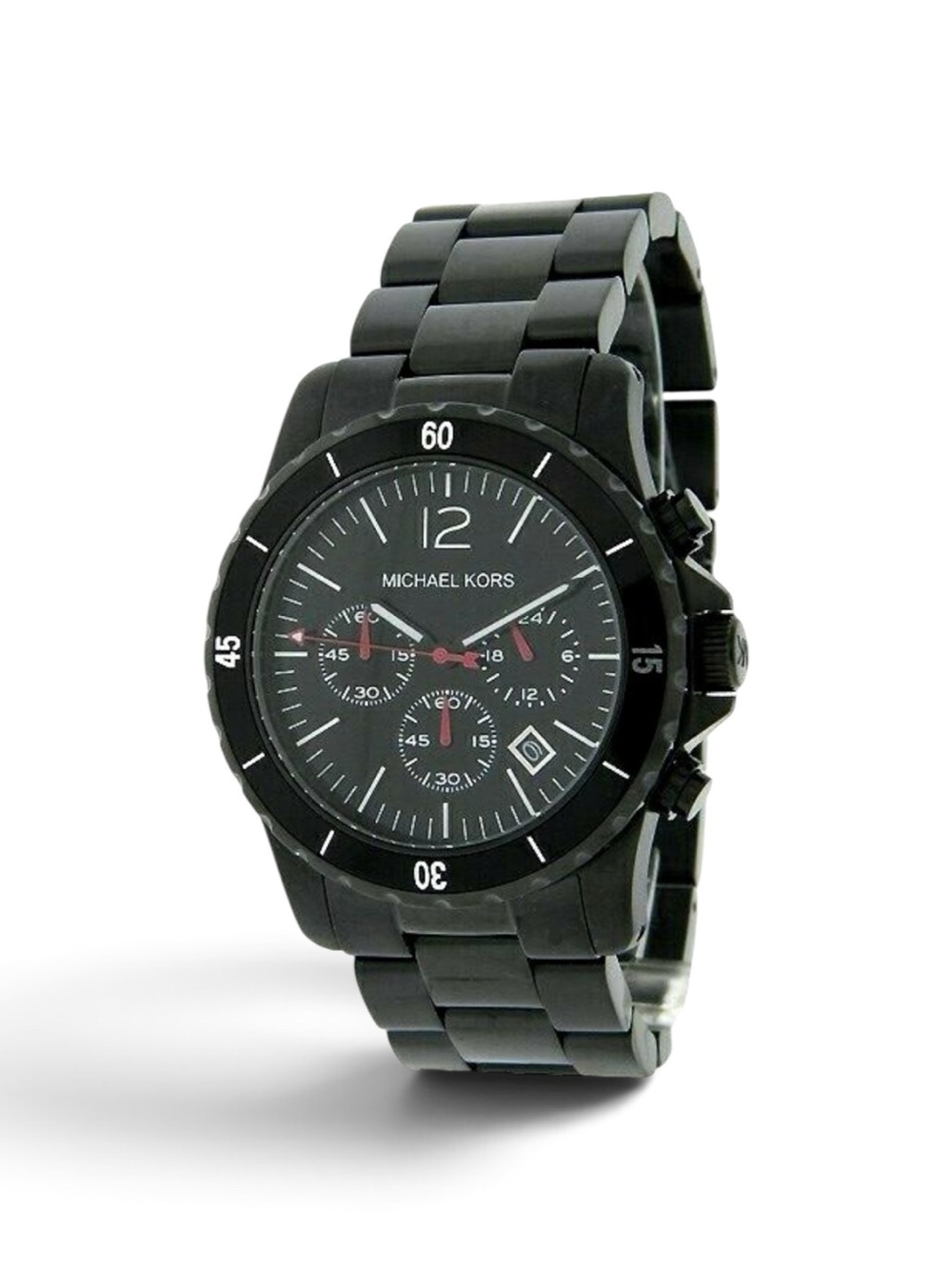 Michael Kors Black Stainless Steel Chronograph Watch